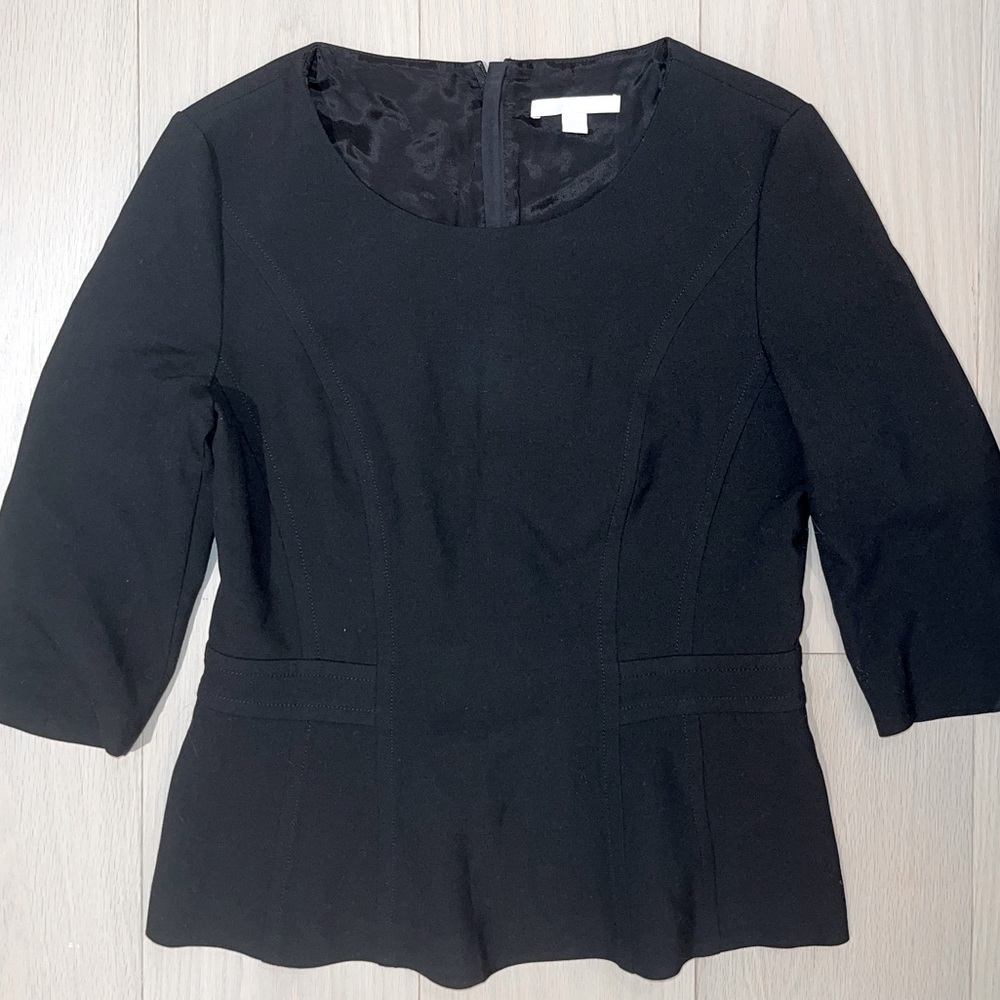 Hugo Boss Womens Peplum Dress Top